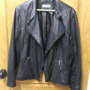Nice Genuine Leather Black Moto Jacket